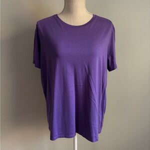 Lands’ End Short Sleeve Dark Purple